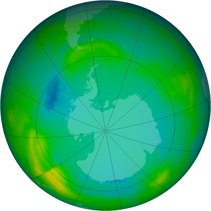 Ozone Map 1984-08-04